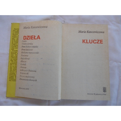 Kuncewiczowa M. KLUCZE