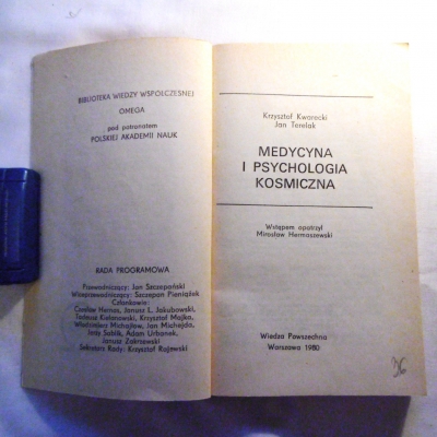 Kwarecki K.  MEDYCYNA I PSYCHOLOGIA KOSMICZNA