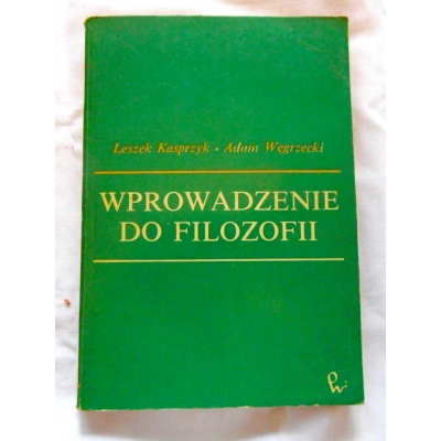 Kasprzyk L. WPROWADZENIE DO FILOZOFII