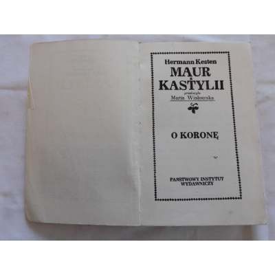 Kesten H. MAUR Z KASTYLII