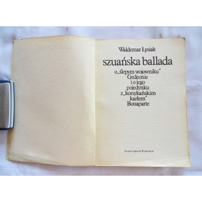 Łysiak W. SZUAŃSKA BALLADA  6/9/Ł/g