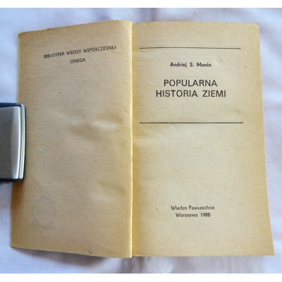 Monin A.S. POPULARNA HISTORIA ZIEMI   372/7/M/g