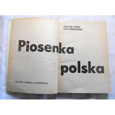 Panek W.  PIOSENKA POLSKA