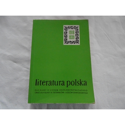 Matuszewski R.  LITERATURA POLSKA lat 1918 - 1939