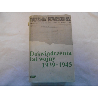 Pr.zb. DOŚWIADCZENIA LAT WOJNY 1939-1945