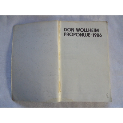 Pr.zb.  DON WOLLHEIM  PROPONUJE * 1986