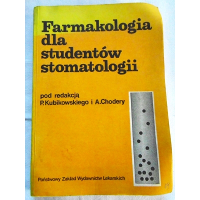 Pr. zb. FARMAKOLOGIA DLA STUDENTÓW STOMATOLOGII