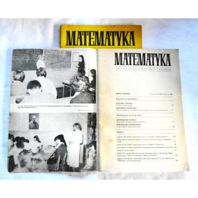 Pr. zb.  MATEMATYKA  Czasopismo dla nauczycieli  1/1986, 1/1987