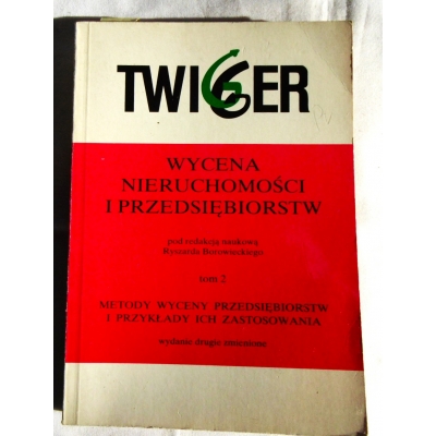 Pr. zb.  WYCENA NIERUCHOMOŚCI I PRZEDSIĘBIORSTW  Tom 2