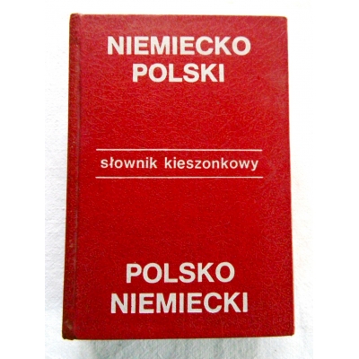 Schimitzek S. Kieszonkowy slownik NIEMIECKO-POLSKI  POLSKO-NIEMIECKI