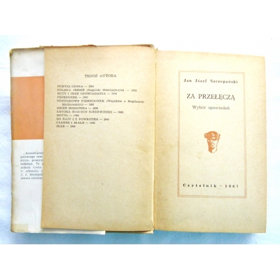Szczepański J.J.  ZA PRZEŁĘCZĄ   Wybór opowiadań