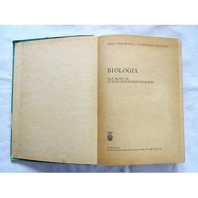 Spodniewska I.  BIOLOGIA